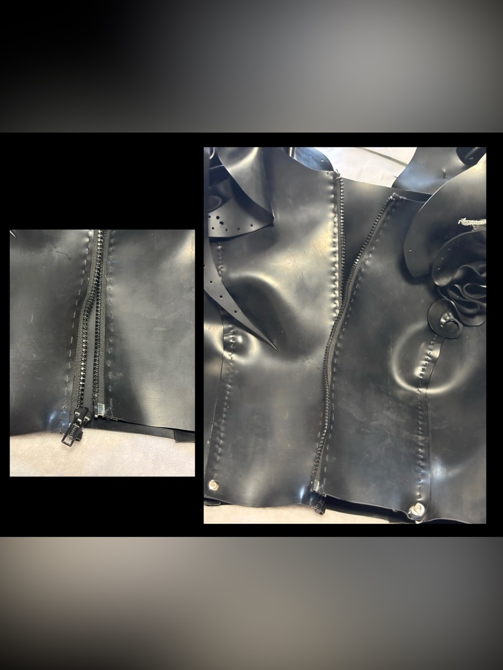 Vesperi Designs Avant Garde Sculptural Corset Top Medium Gothic Cyberpunk Corset - Picture 15 of 16